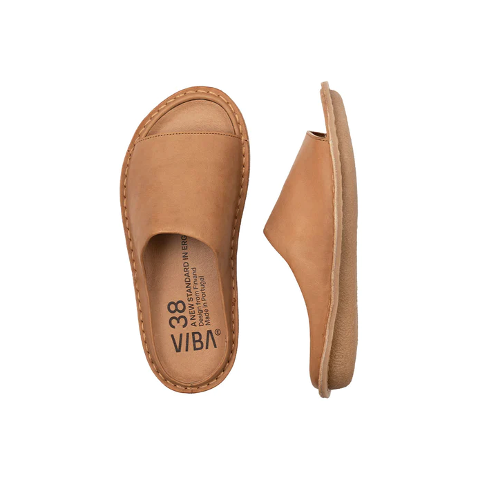 VIBAe - SAINT TROPEZ Leather Fawn Tan
