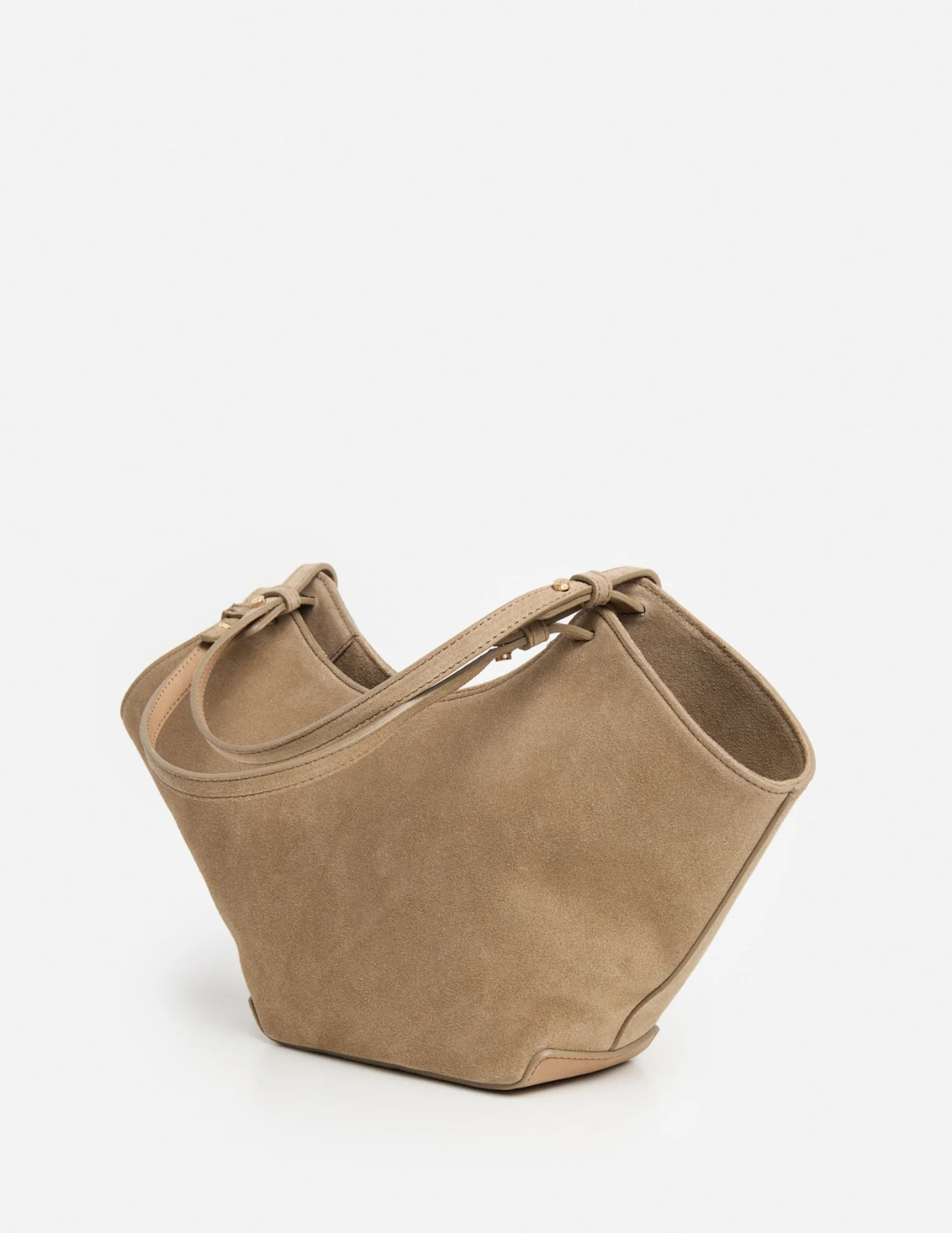Flattered - Dilba Mini Tote Bag Suede Sand