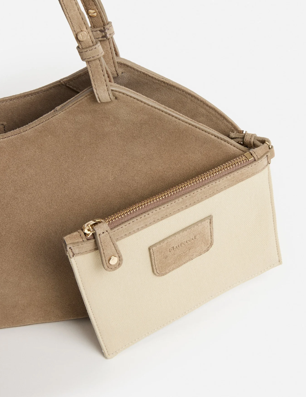 Flattered - Dilba Mini Tote Bag Suede Sand
