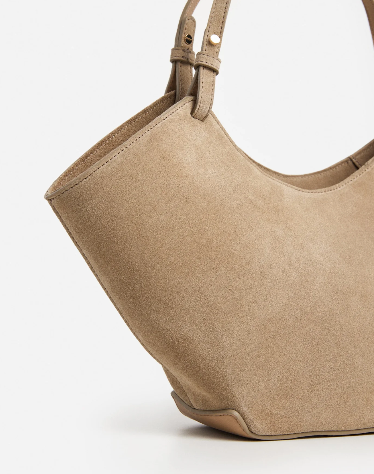 Flattered - Dilba Mini Tote Bag Suede Sand