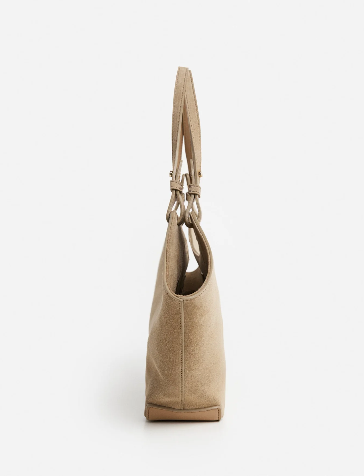 Flattered - Dilba Mini Tote Bag Suede Sand