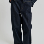 Columbus New Denim Trousers, dark blue denim