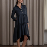 Clarette pitkähihainen mekko, dark navy