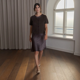 Karlia cashmere neuletakki, dark chocolate
