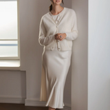 Karla cashmere neuletakki, cream