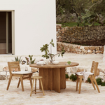 Ruokailutuoli tiikkiä