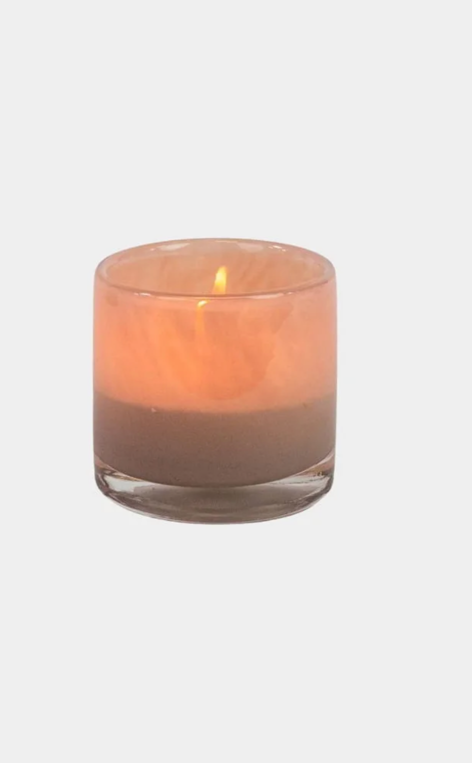 Nilla lasilyhty, light pink Ø8cm
