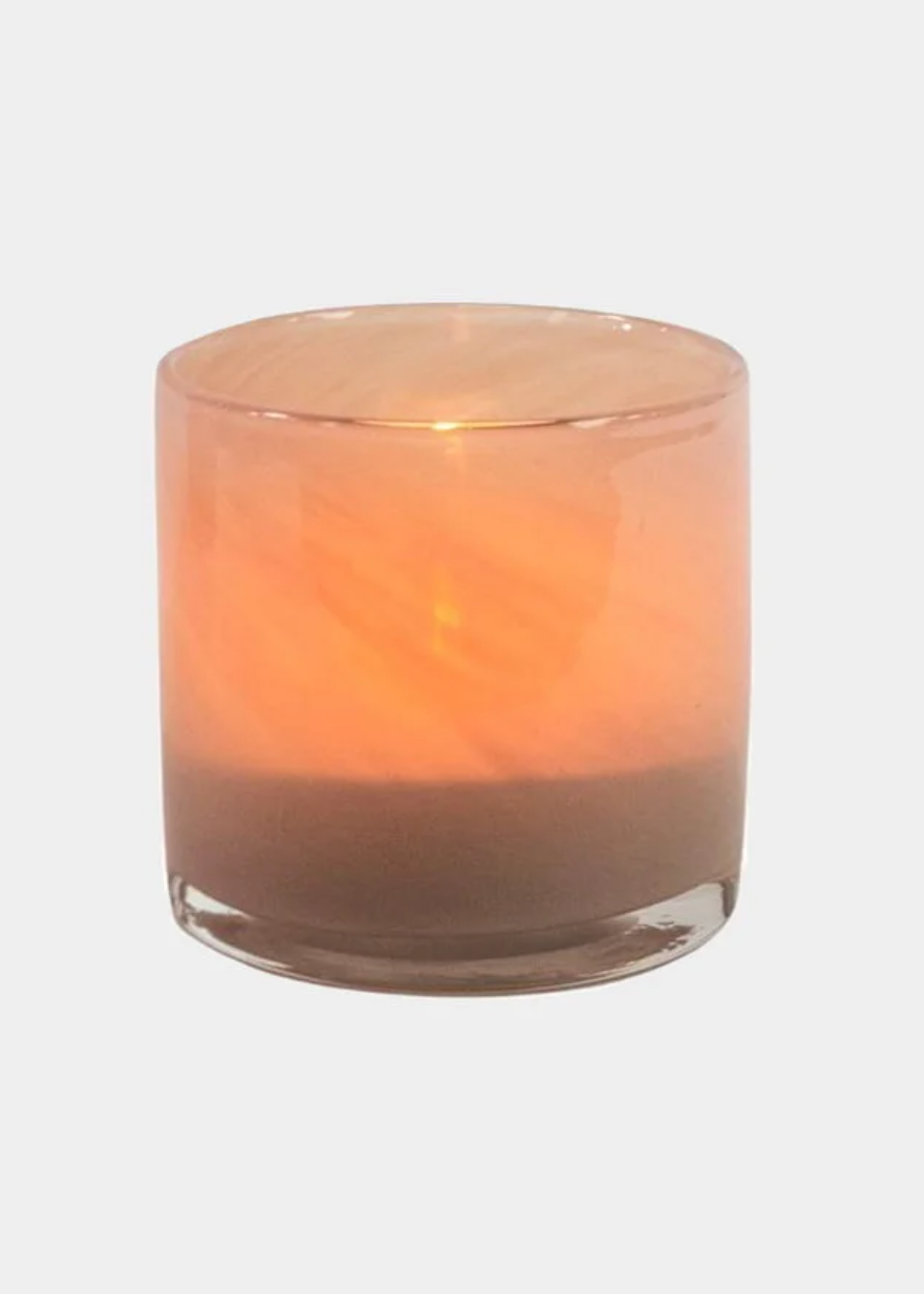 Nilla lasilyhty, light pink Ø10cm