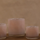 Nilla lasilyhty, light pink Ø10cm