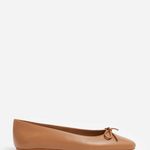 Flattered - Bodil ballerinat nahkaa, cognac