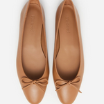 Flattered - Bodil ballerinat nahkaa, cognac