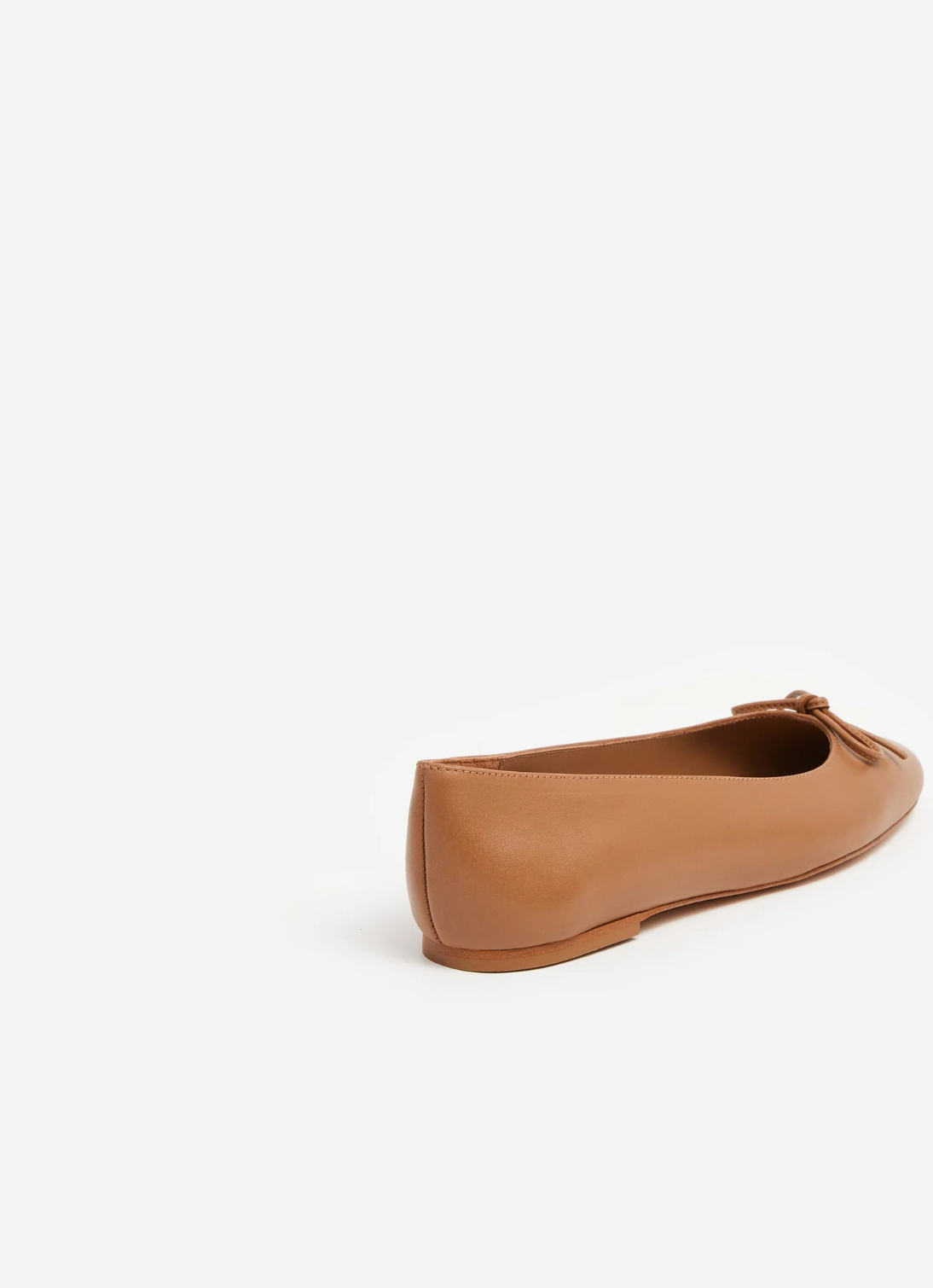 Flattered - Bodil ballerinat nahkaa, cognac