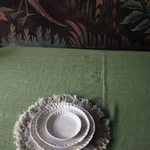 Fransie pellavatabletti hapsuilla