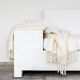 Luxury Kid Mohair torkkupeitto, white