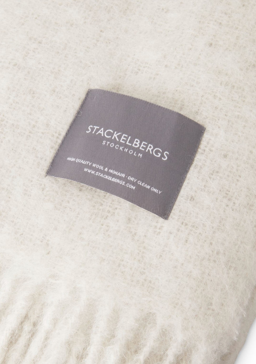 Mohair torkkupeitto, Reflection White