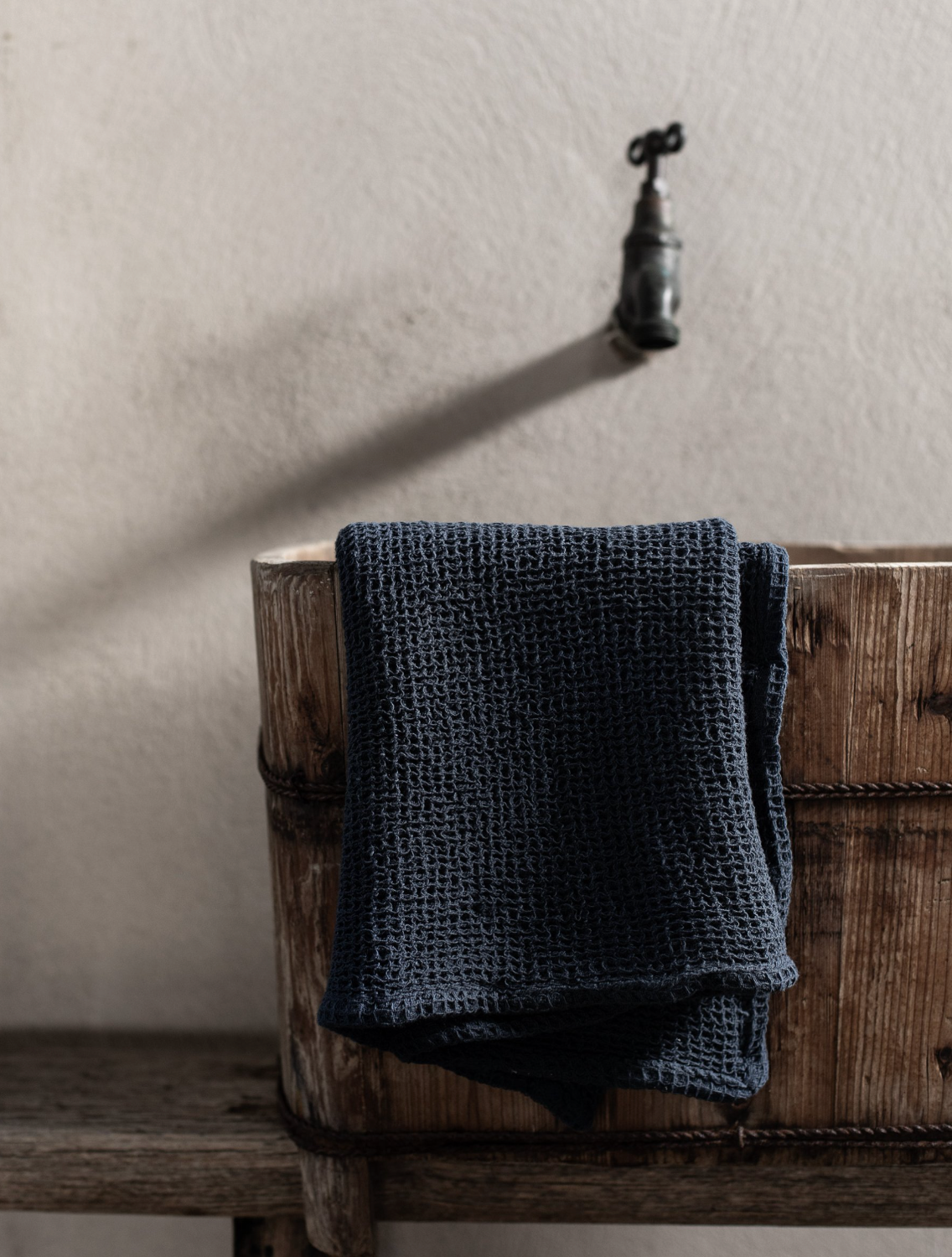 Nella vohvelipyyhe 50x70, blue