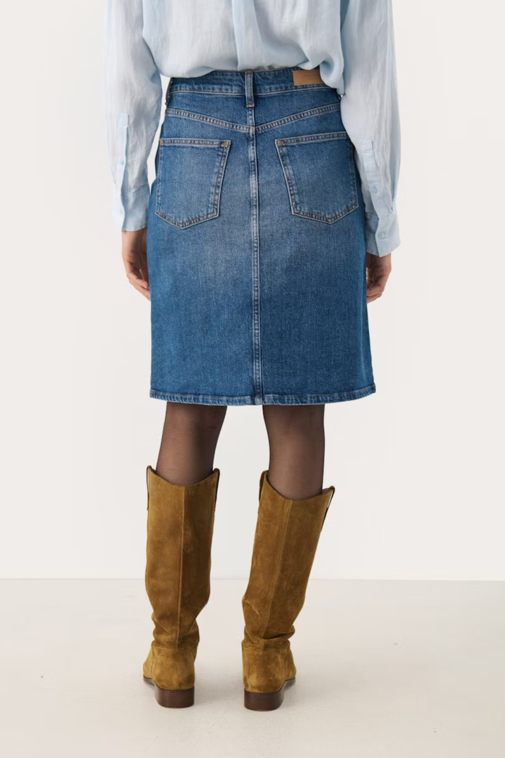 Leja farkkuhame, medium blue denim
