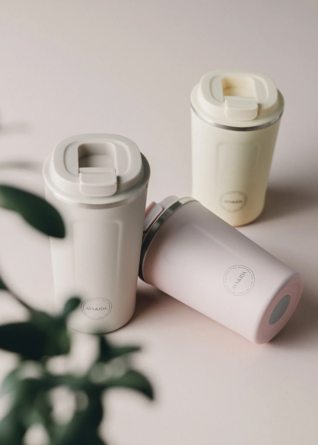 Aya&Ida Cup2Go termosmuki 380ml, Soft Rose