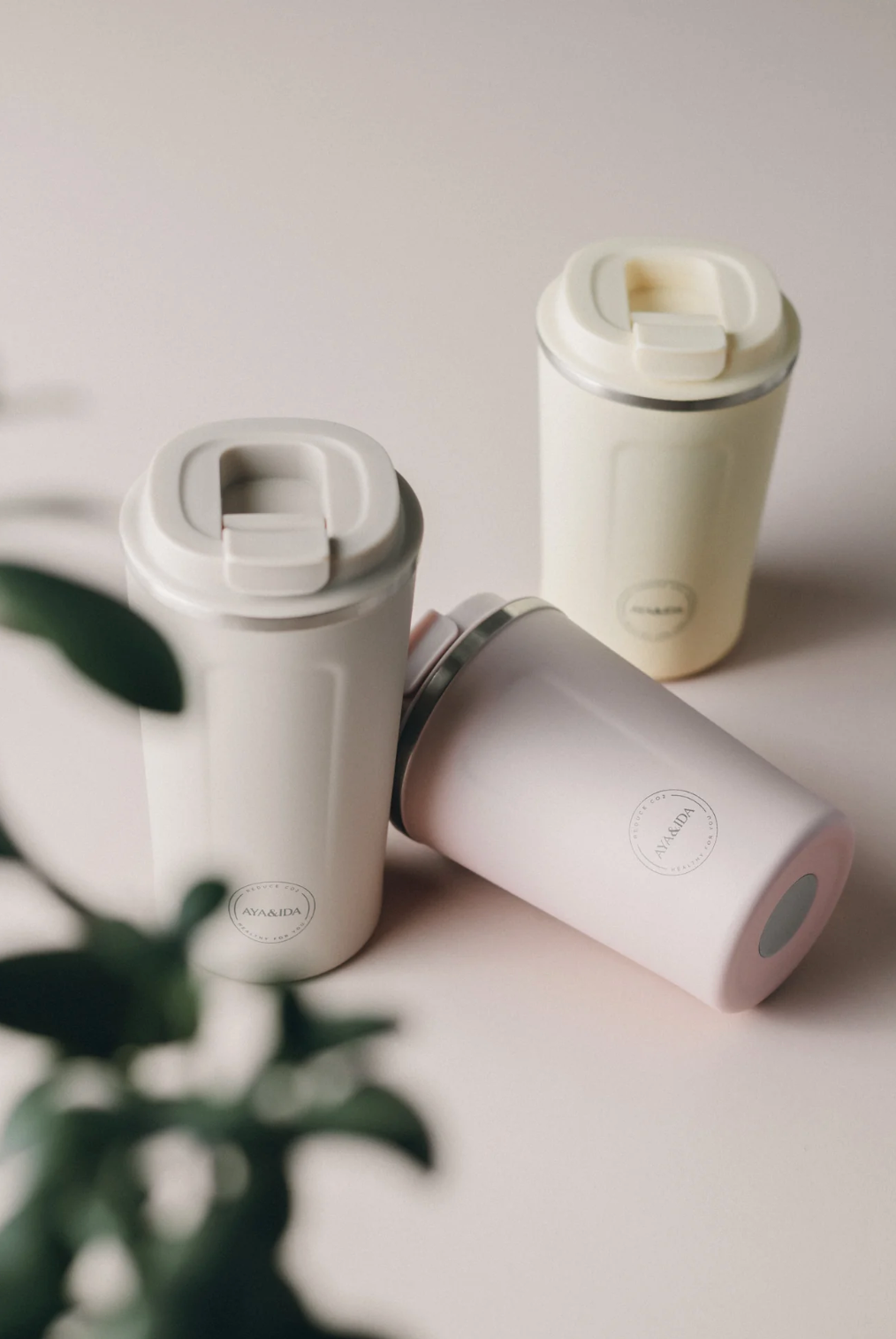 Aya&Ida Cup2Go termosmuki 380ml, Soft Rose