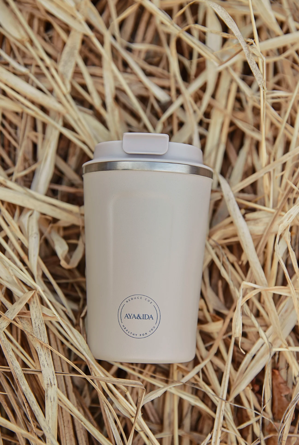 Aya&Ida Cup2Go termosmuki 380ml, Cream Beige