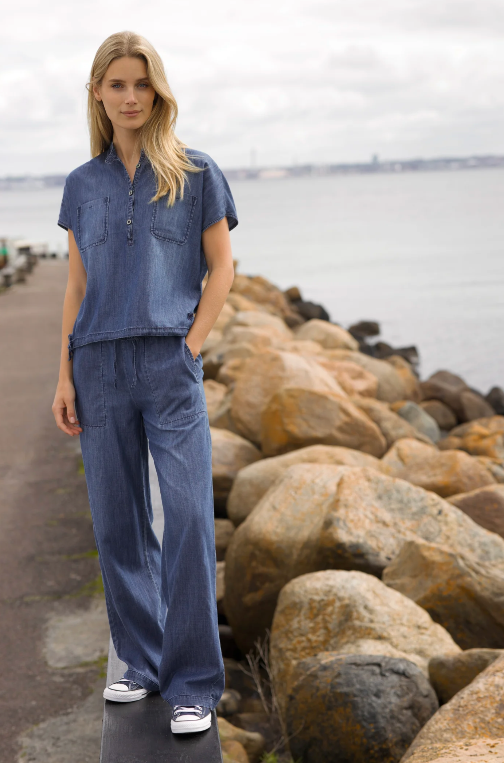Dux pusero, denim blue