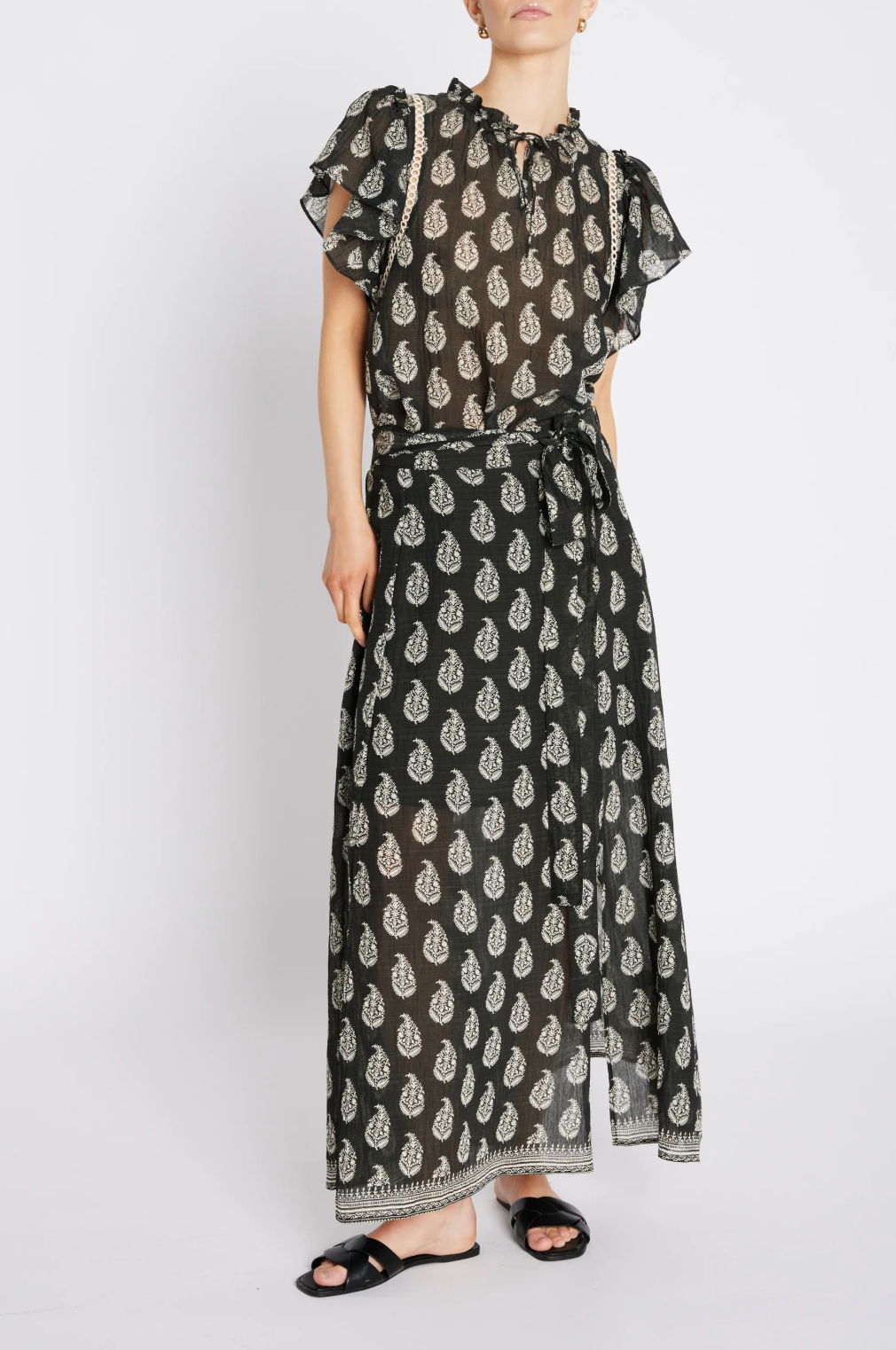 Duscle Maela hame, black/cream