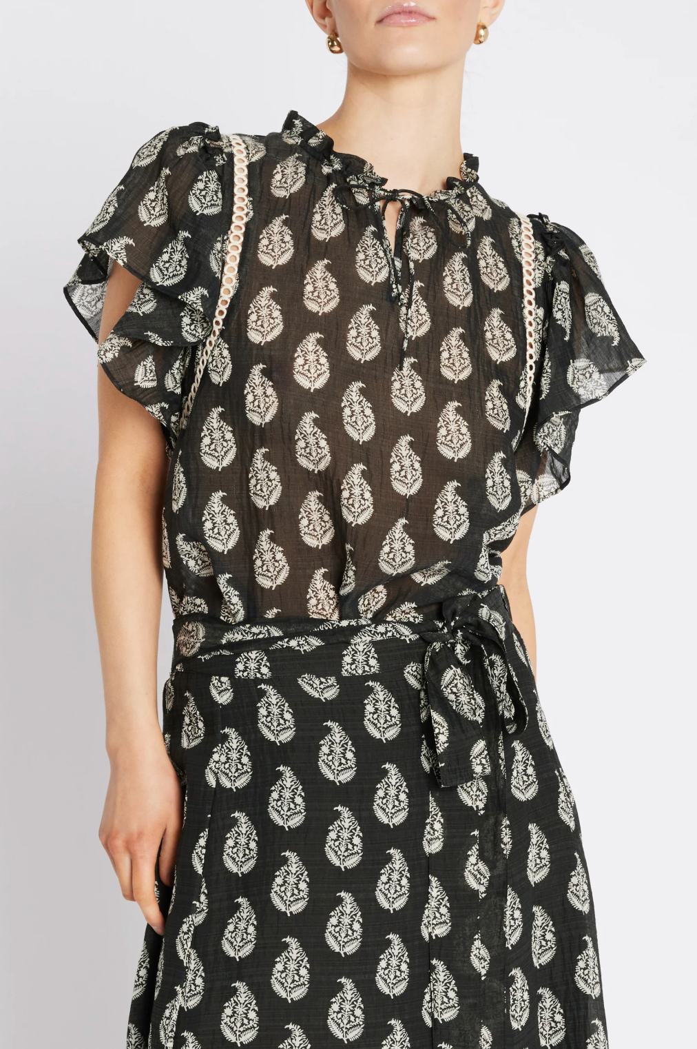 Duscle Sabina toppi, black/cream