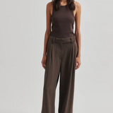Lino housut, Chocolate Brown
