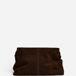 Clay Clutch mokkanahkaa, chocolate