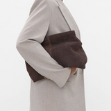 Clay Clutch mokkanahkaa, chocolate