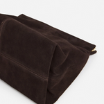 Clay Clutch mokkanahkaa, chocolate