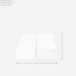 Clay Clutch mokkanahkaa, chocolate