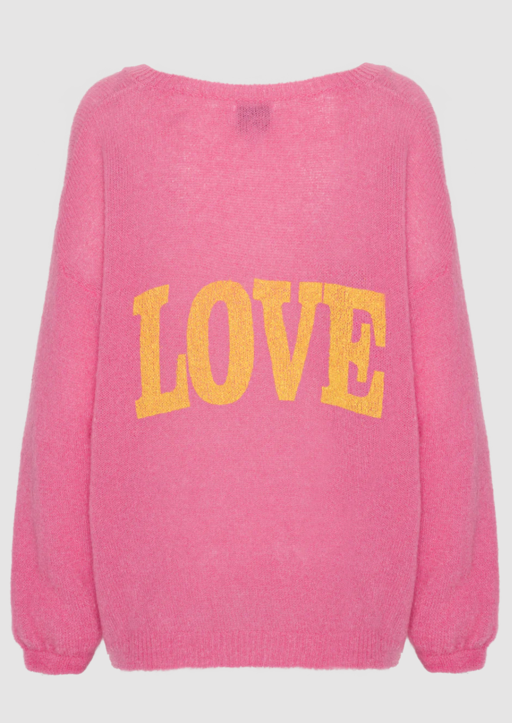 Silja mohairneule LOVE, Pink/Yellow