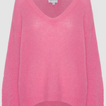 Silja mohairneule LOVE, Pink/Yellow