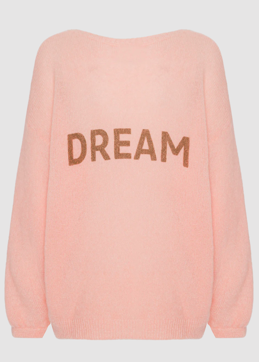 Silja mohairneule DREAM, Peach/Medium Brown