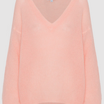 Silja mohairneule DREAM, Peach/Medium Brown