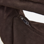 Flattered - Alva shoulder bag, suede chocolade