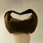 Flattered - Alva shoulder bag, suede chocolade