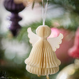 Paperienkelit 2kpl 8,5cm, Cream