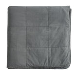 Tine K Home tikattu päiväpeitto, harmaa