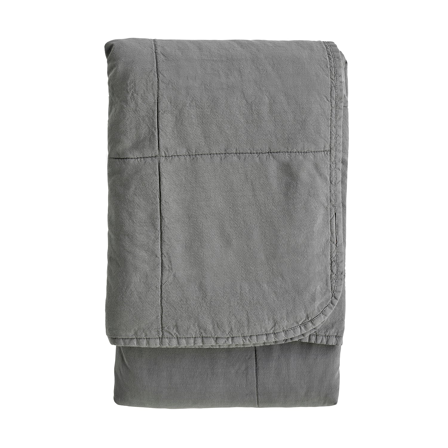 Tine K Home tikattu päiväpeitto, harmaa