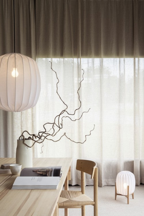 Watt&Veke - Prisma 45 kattovalaisin pellavaa, white