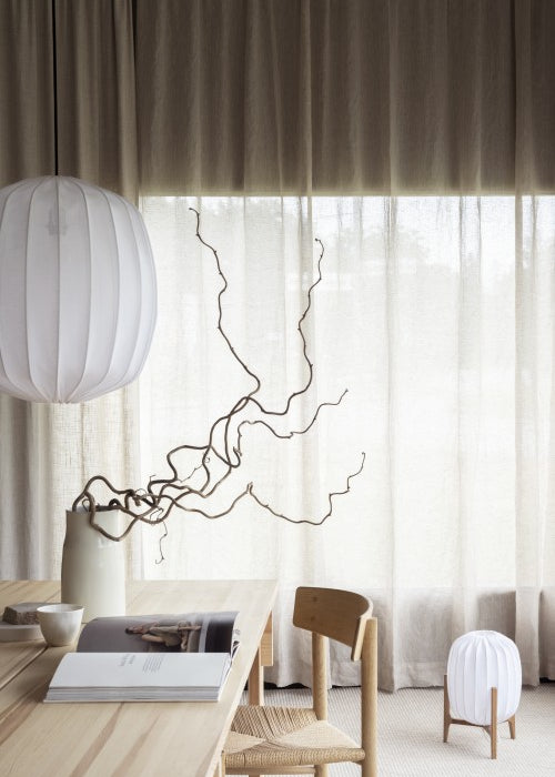 Watt&Veke - Prisma 45 kattovalaisin pellavaa, white