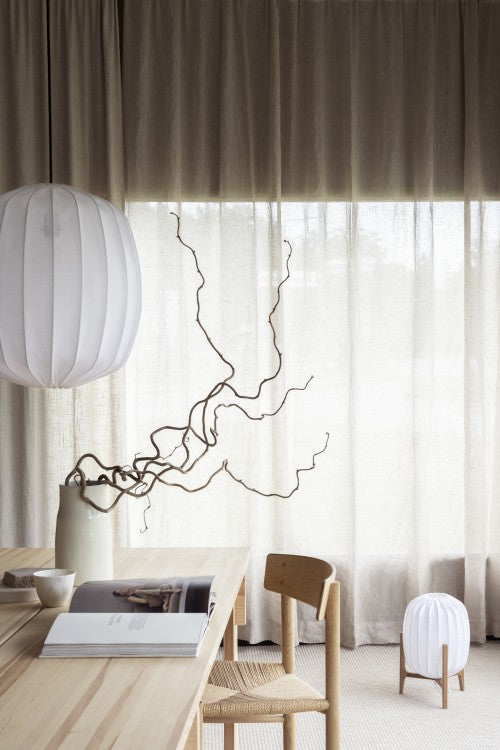 Watt&Veke - Prisma 45 kattovalaisin pellavaa, white