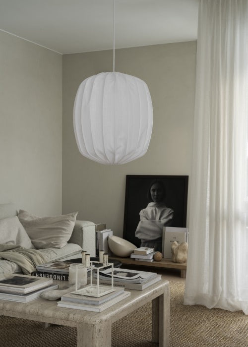 Watt&Veke - Prisma 45 kattovalaisin pellavaa, white