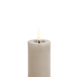 Uyuni - LED pöytäkynttilä 7,5 cm Ø5 cm, sand