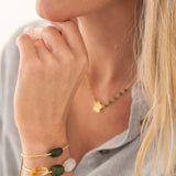 Desirable Moonstone Aventurine Citrine rannekoru, Gold Colored