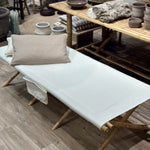 Tine K Home - taitettava aurinkopeti, valkoinen