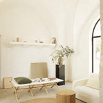 Tine K Home - taitettava aurinkopeti, valkoinen