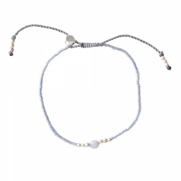 A Beautiful Story - Iris rannekoru Blue Lace Agate, silver